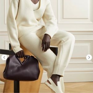 The Frankie Shop gorgeous 100% cashmere suits. Pant size L,  Sweater size S.